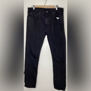 Levis Mens Black 612s Tapered, 36 Waist/ 32 Leg